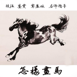 怎么画马视频教程教学自学画马技巧全套零基础入门到提高名水墨画-淘宝虚拟仓